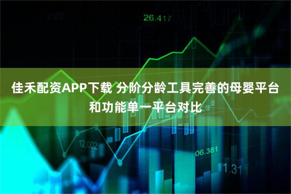 佳禾配资APP下载 分阶分龄工具完善的母婴平台和功能单一平台对比